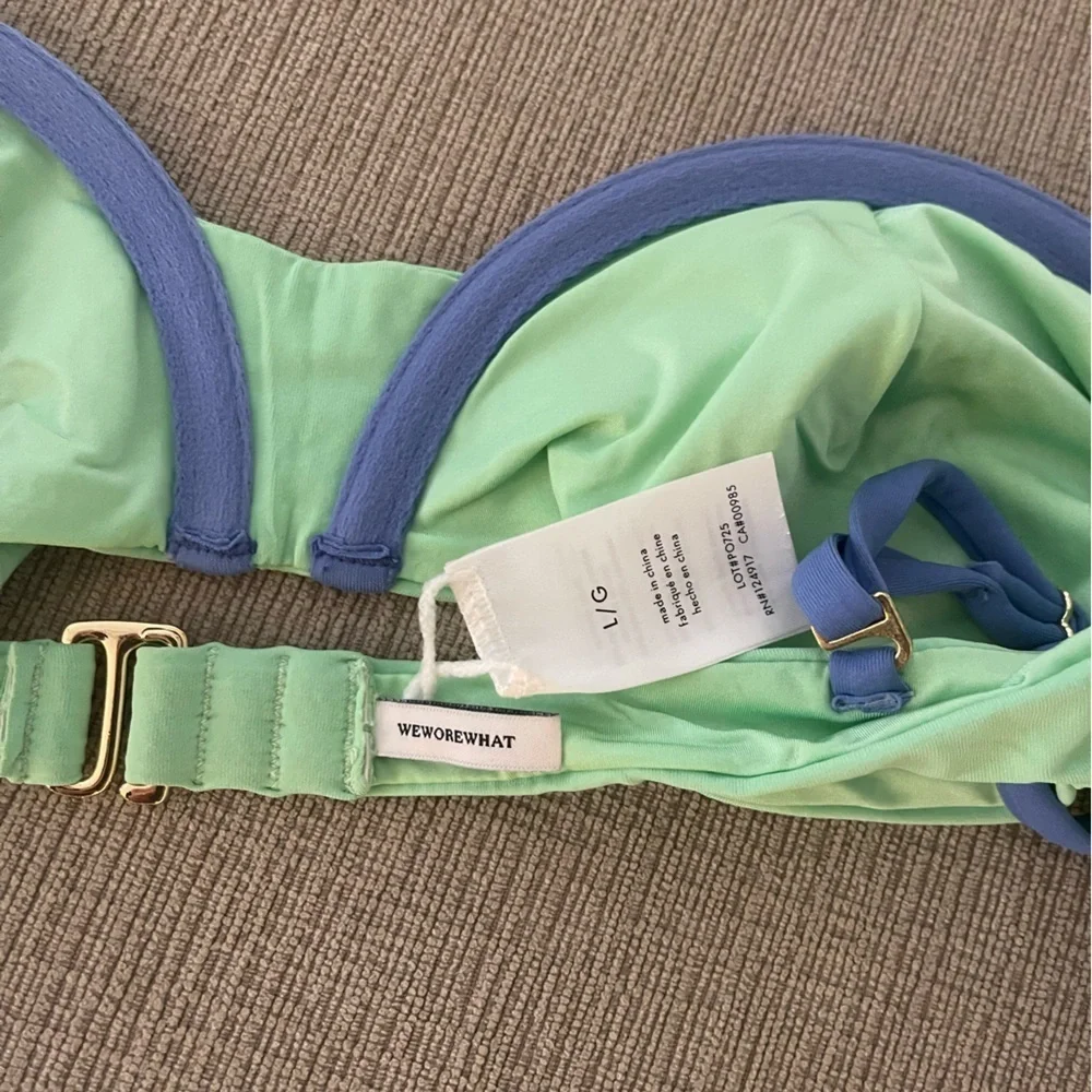 WeWoreWhat Balconette Underwire Bikini Top
